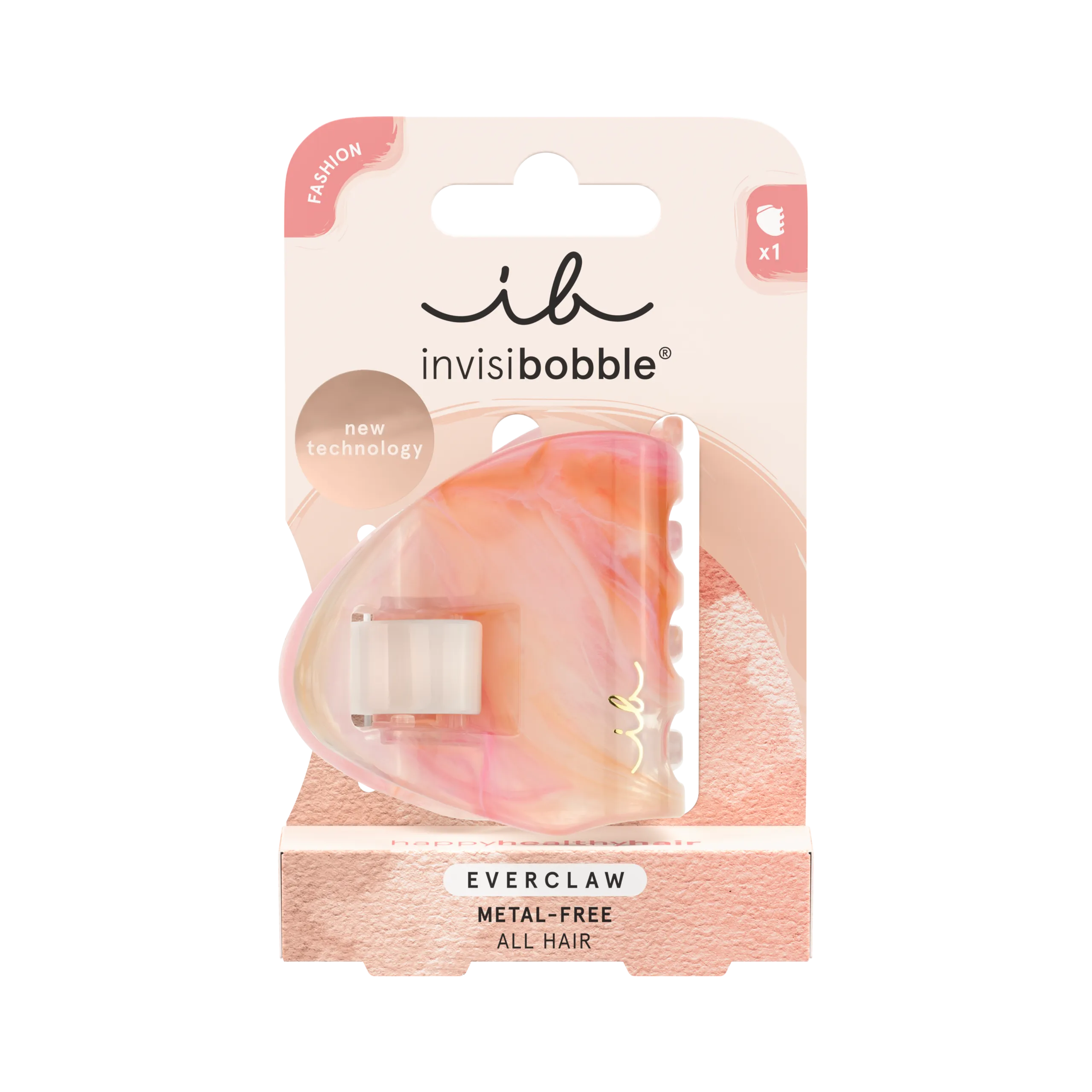 Invisibobble Everclaw Pink Blossom M (1 stuk)