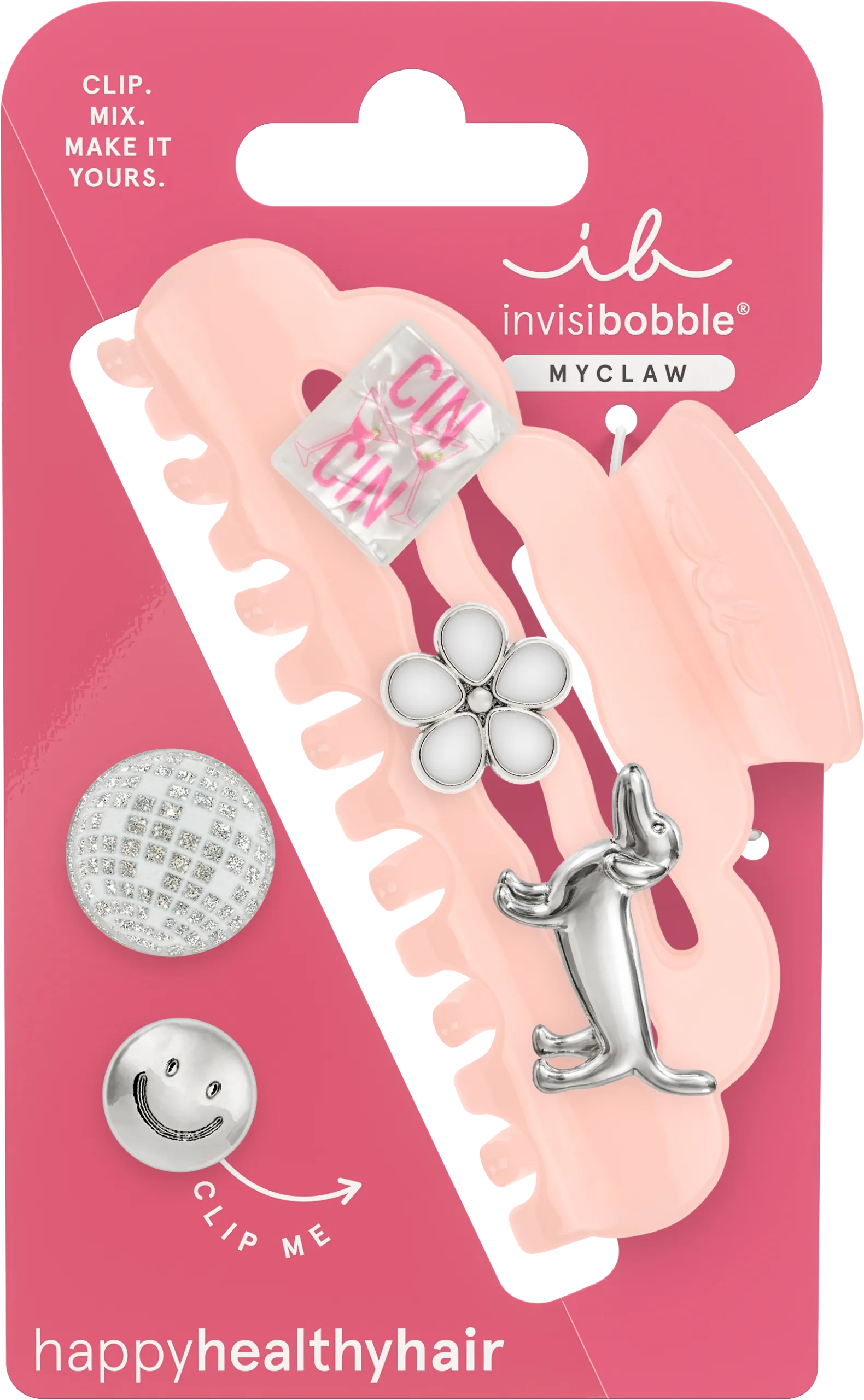 Invisibobble Myclaw L Hug Me, Baby (6 stuks)