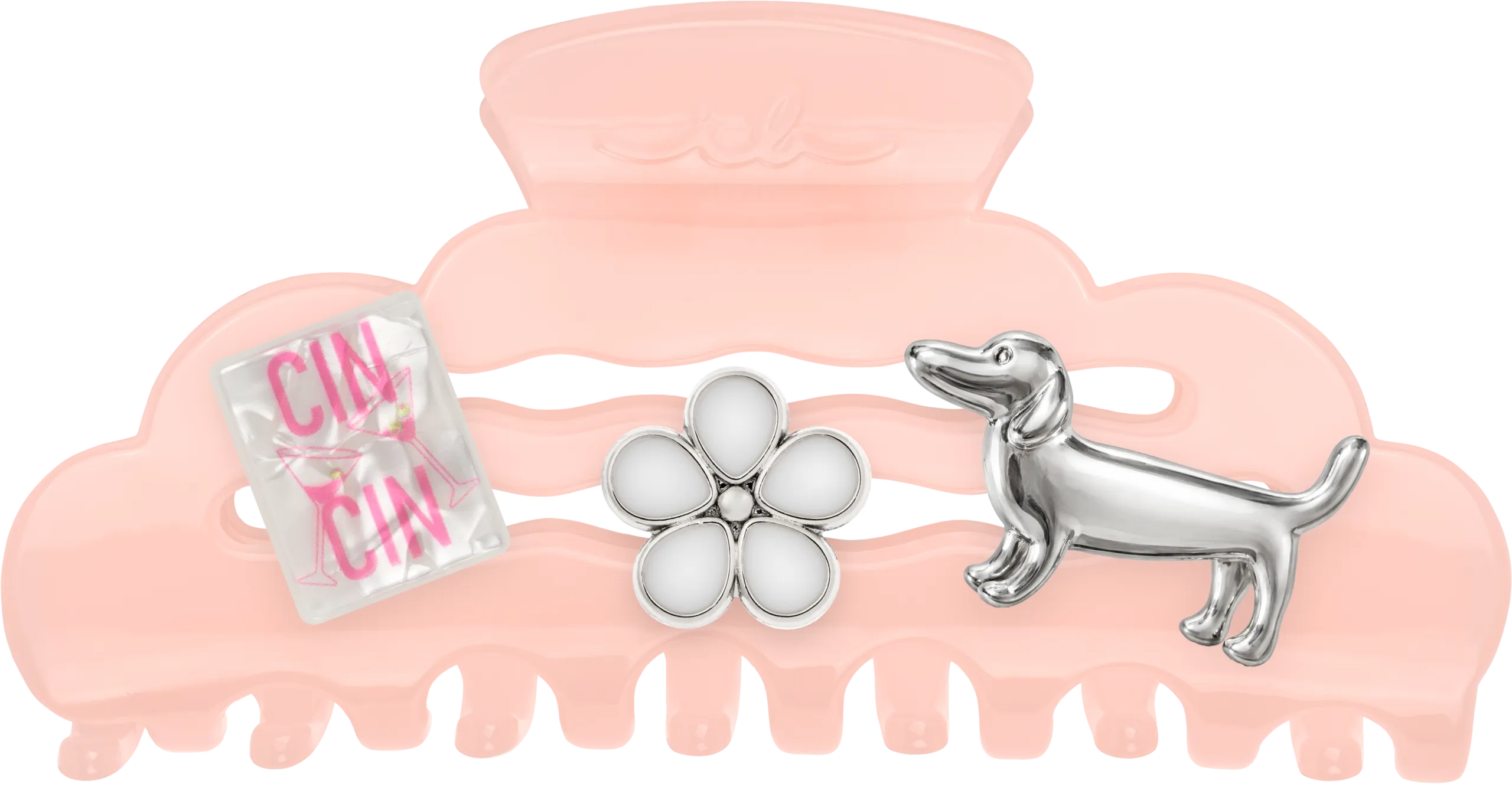 Invisibobble Myclaw L Hug Me, Baby (6 stuks)