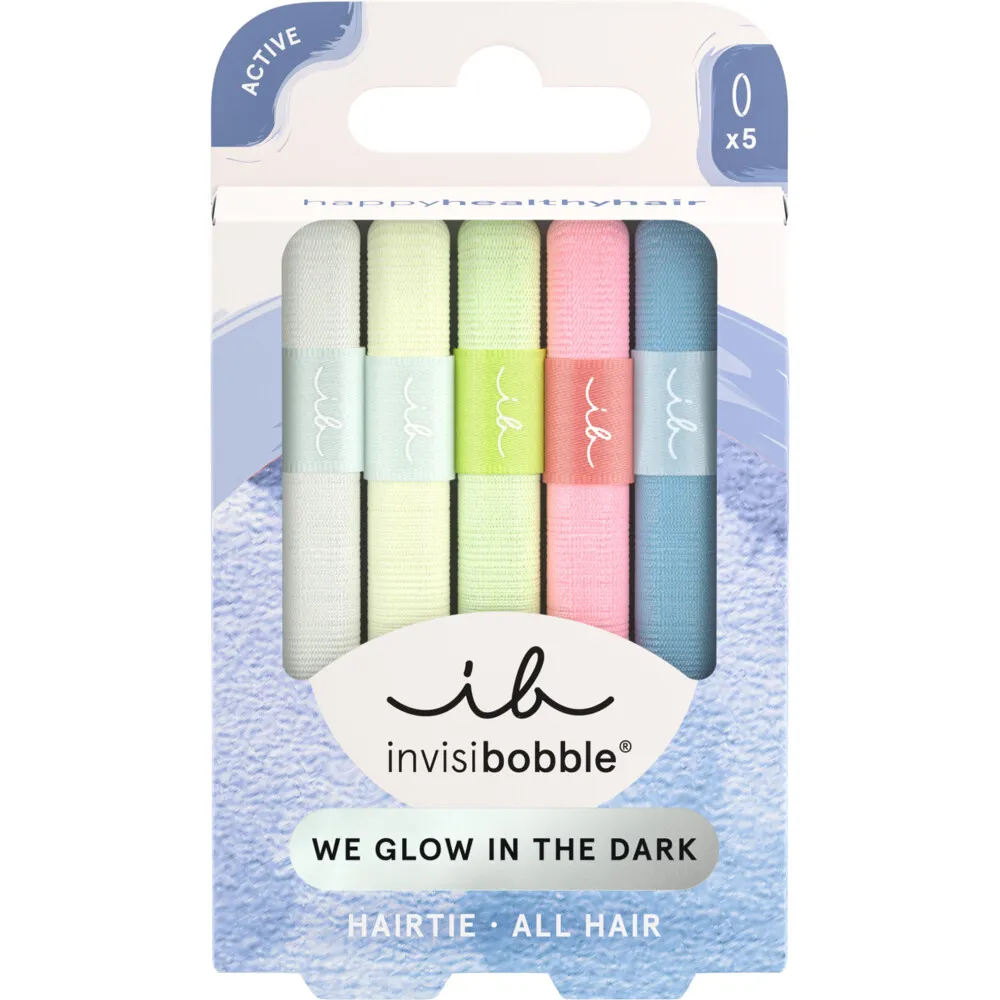 Invisibobble Hair Tie Glow in The Dark (5 stuks)