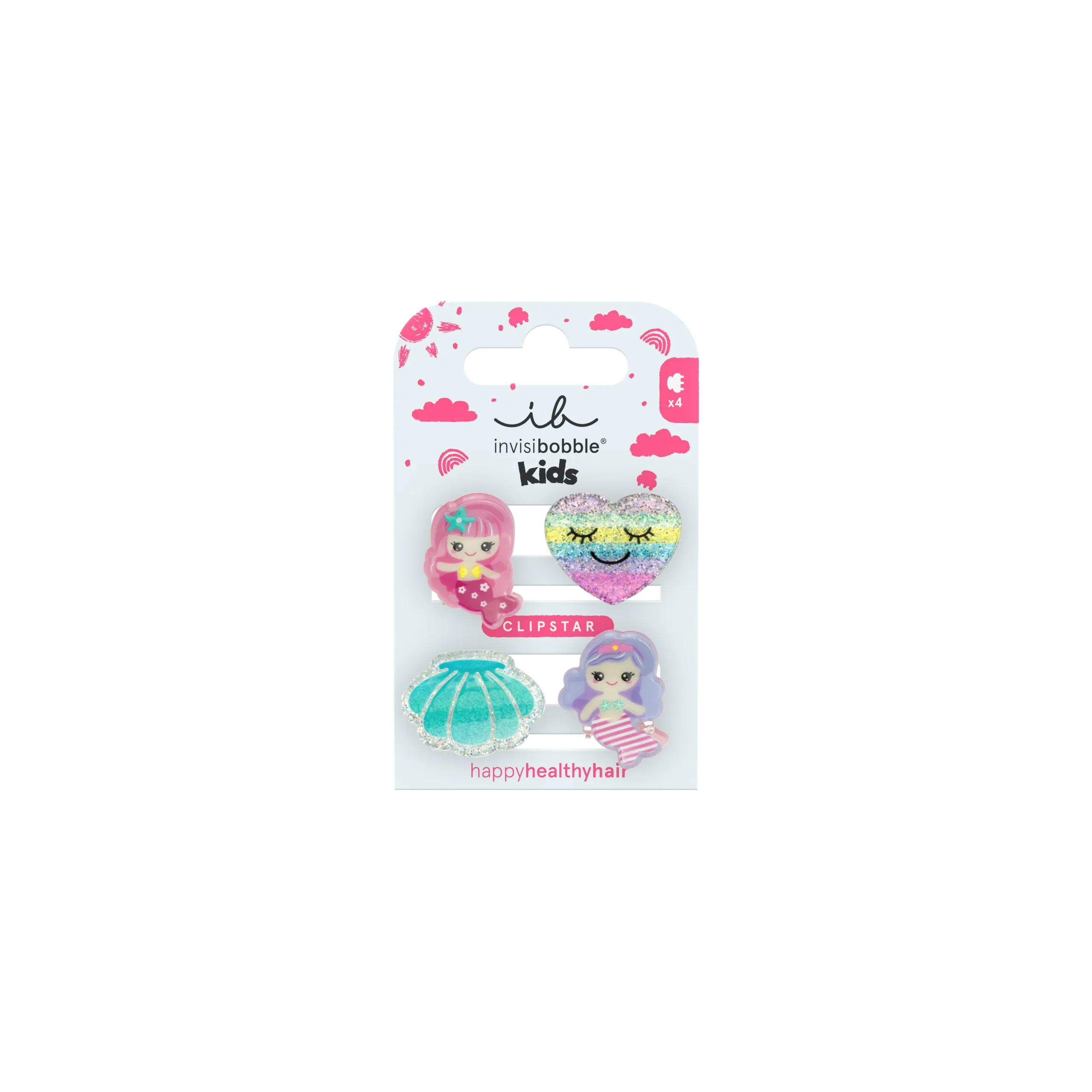 Invisibobble Clipstar Kids Mermaid Dreams (4 stuks)