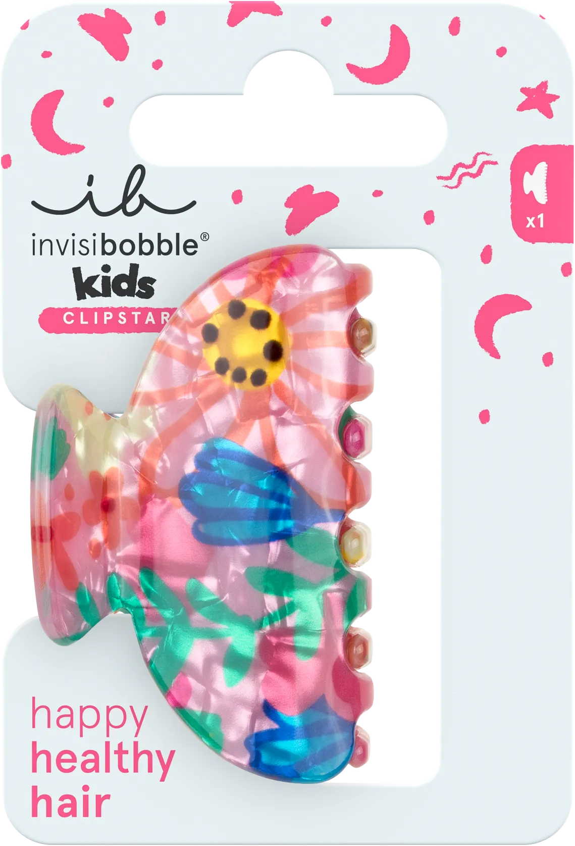 Invisibobble Clipstar Kids Happy Petals (1 stuk)