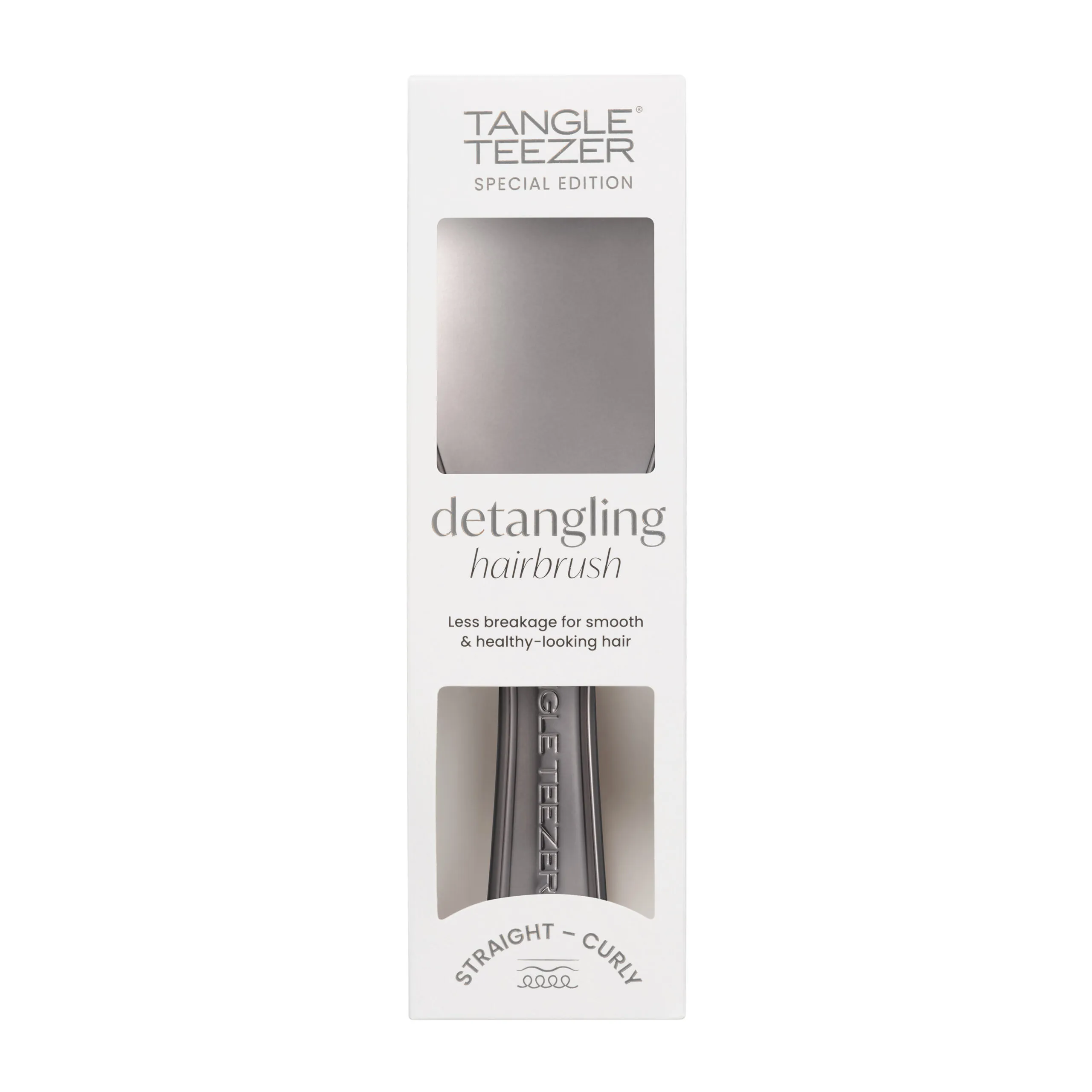 Tangle Teezer Ultimate Detangler Chrome Midnight Silver (1 stuk)