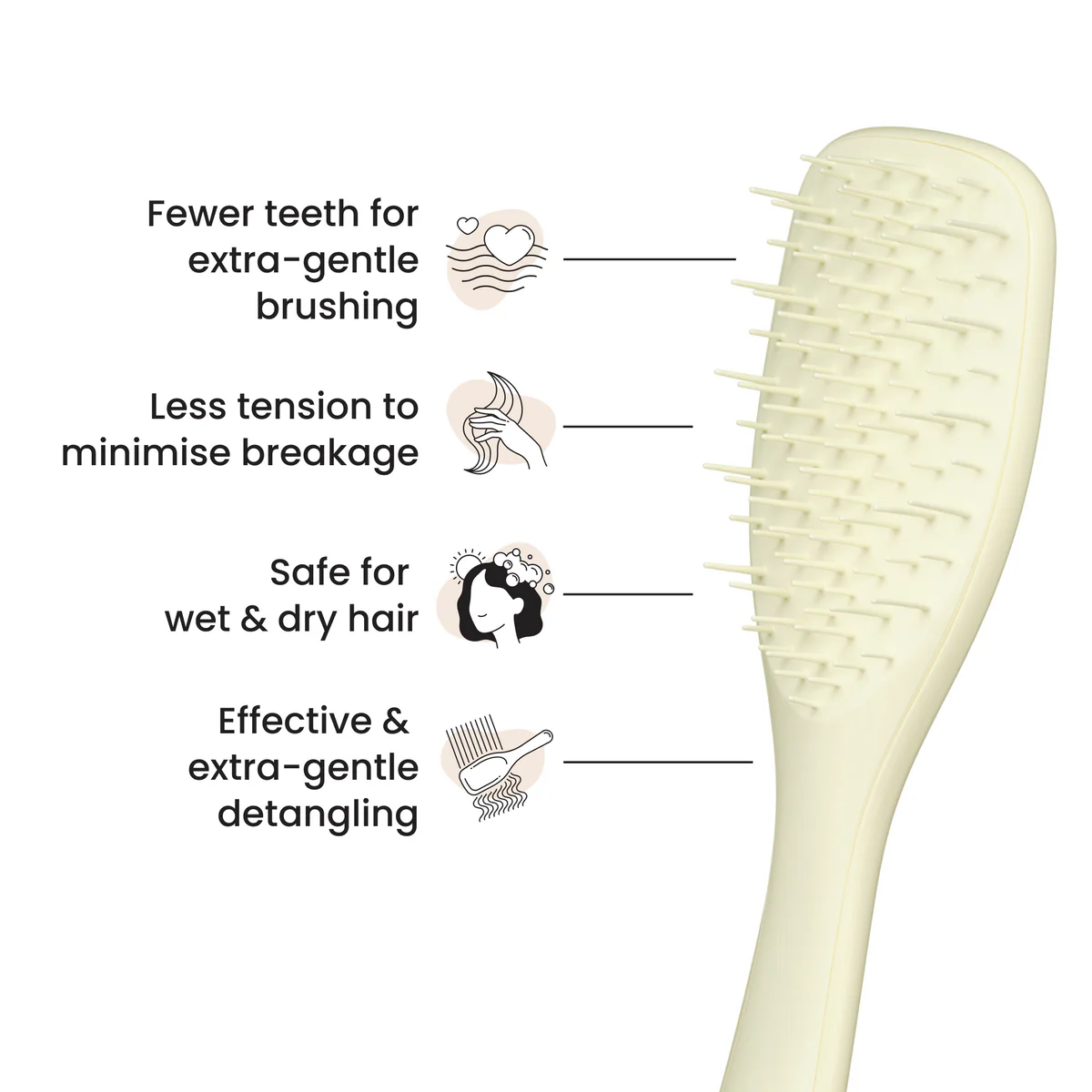 Tangle Teezer Ultimate Detangler Extra Gentle Chamomile (1 stuk) - image 5