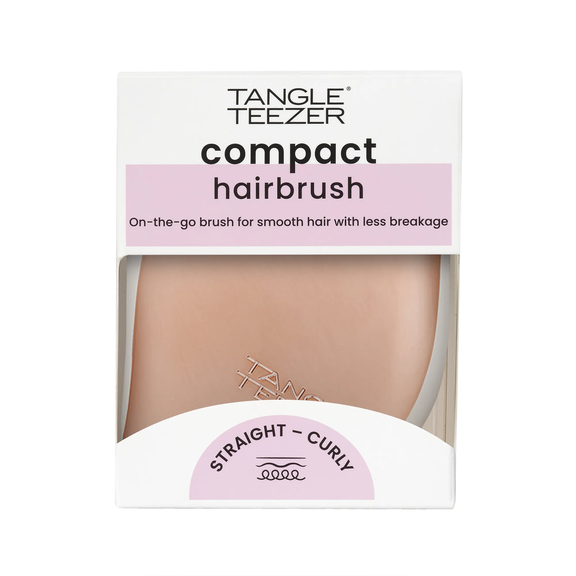 Tangle Teezer Compact Styler Rose Gold Cream (1 stuk)
