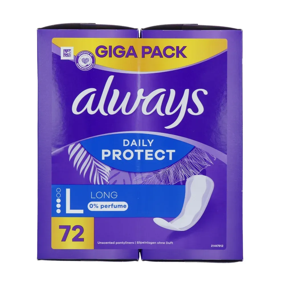 Always Daily Protect Long Inlegkruisjes (72 stuks)