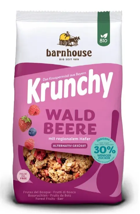 Barnhouse Krunchy Muesli Bosvruchten (500 gr)