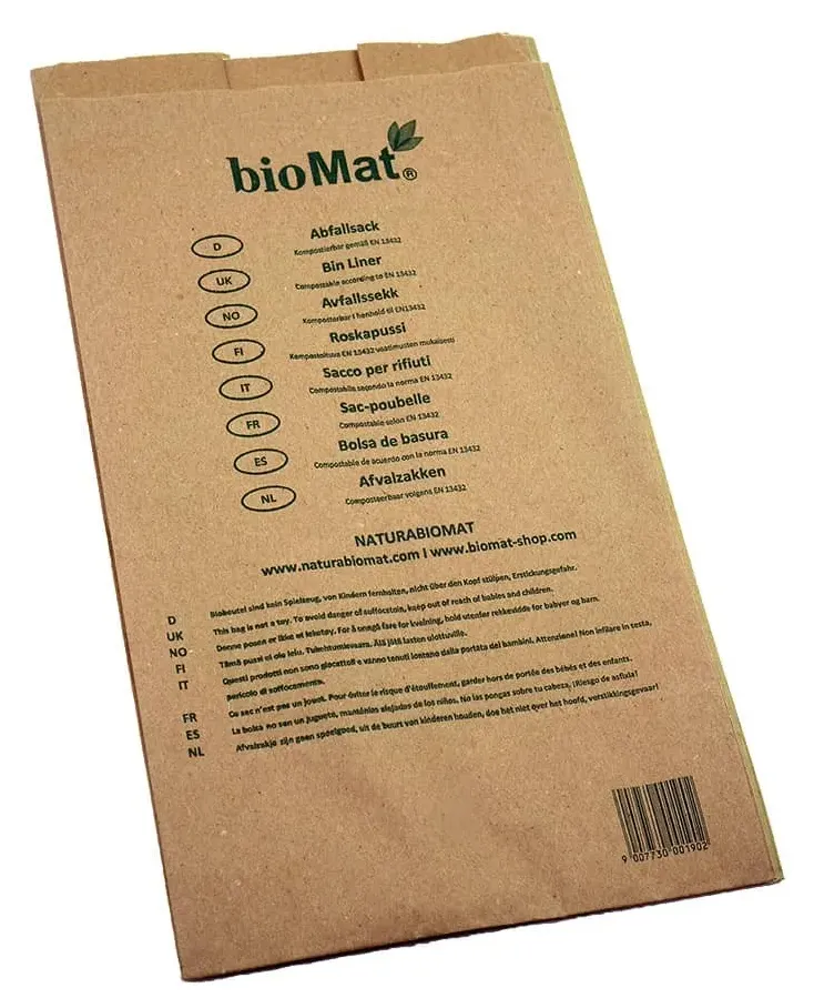 Biomat Papieren Afvalzakken (50 stuks)