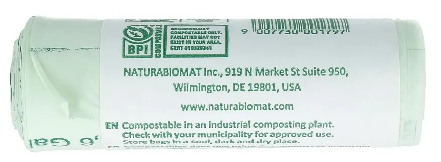 Biomat Composteerbare Afvalzakken 10lt (25 stuks)