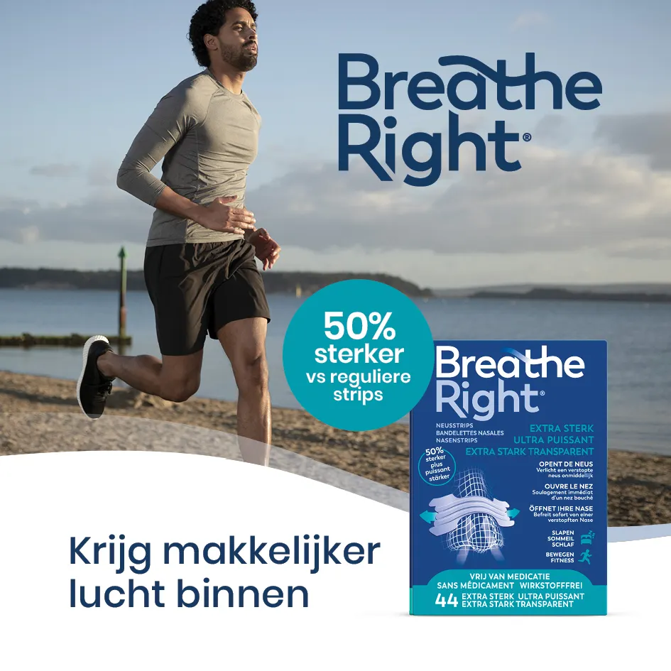 Breathe Right Neusstrips Transparant Extra Sterk (44 stuks) - image 2