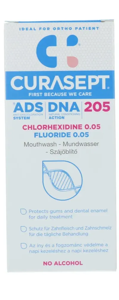 Curasept Mondwater ADS DNA 0.05% CHX Plus 0.05% Fluoride (200 ml)