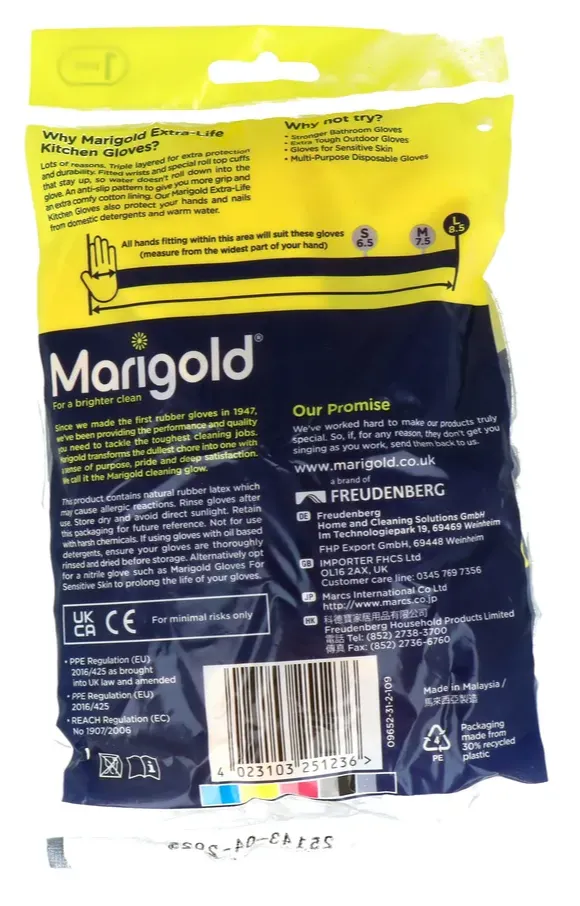 Marigold Extra-life Kitchen Gloves Large (1 paar)