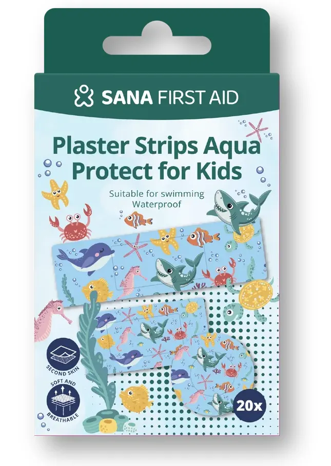 Sana First Aid Kids Assorti Pleisterstrips Waterproof (20 stuks)