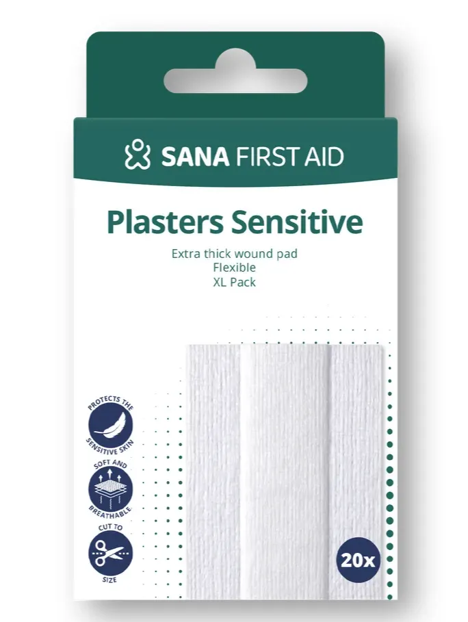 Sana First Aid Wondpleister Sensitive (20 stuks)