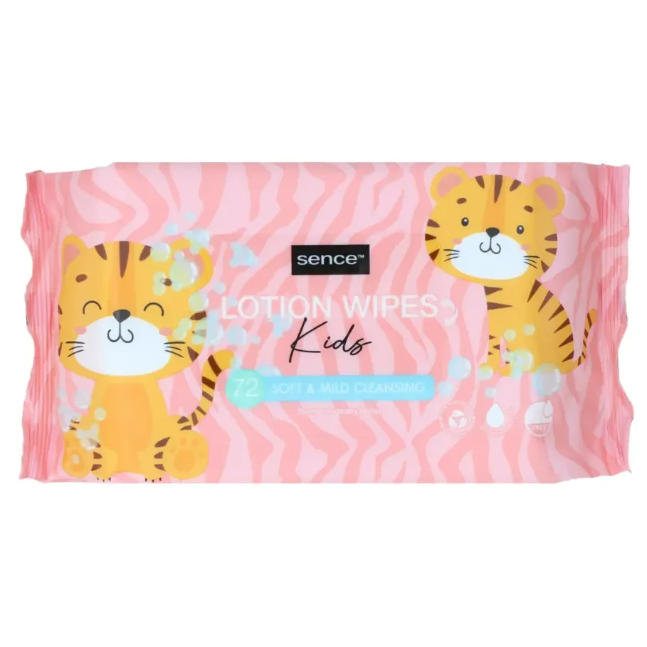 Sence Kids Lotion Wipes (72 stuks)