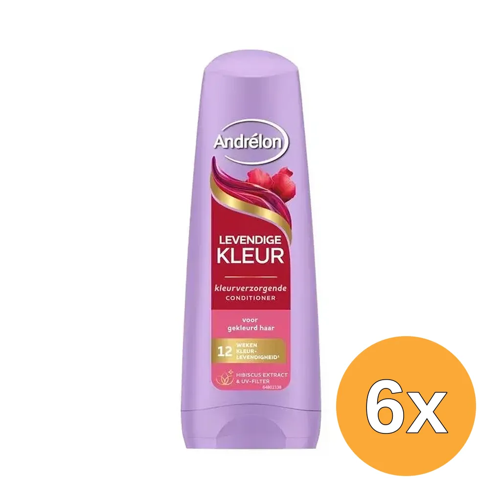 6x Andrelon Conditioner Levendig Kleur (200 ml)