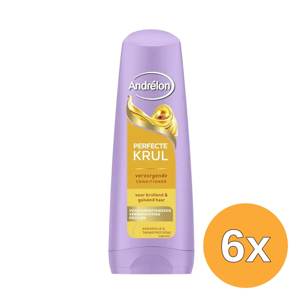 6x Andrelon Conditioner Perfecte Krul Verzorgend (200 ml)