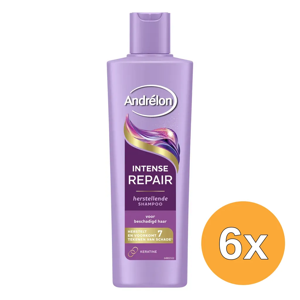 6x Andrelon Shampoo Intense Repair (250 ml)