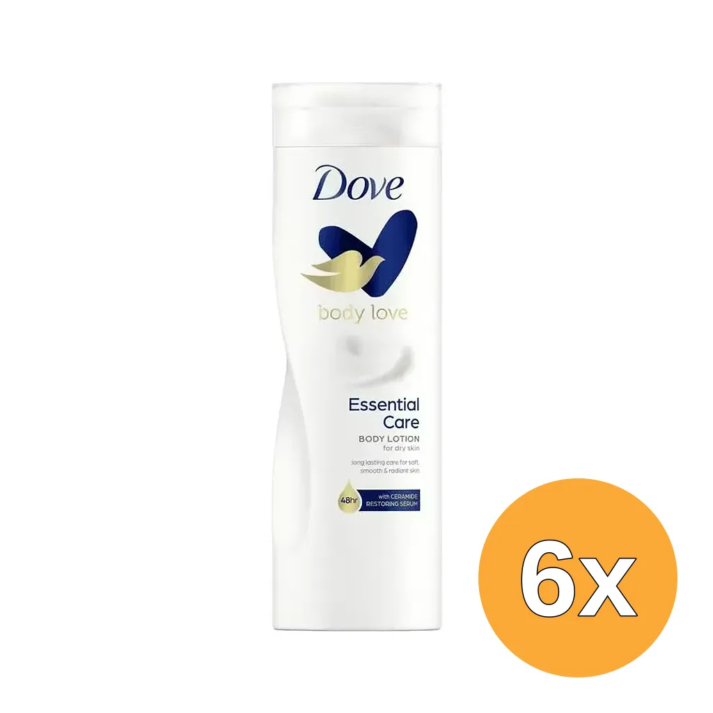 6x Dove Body Love Bodylotion Essential Care (400 ml)