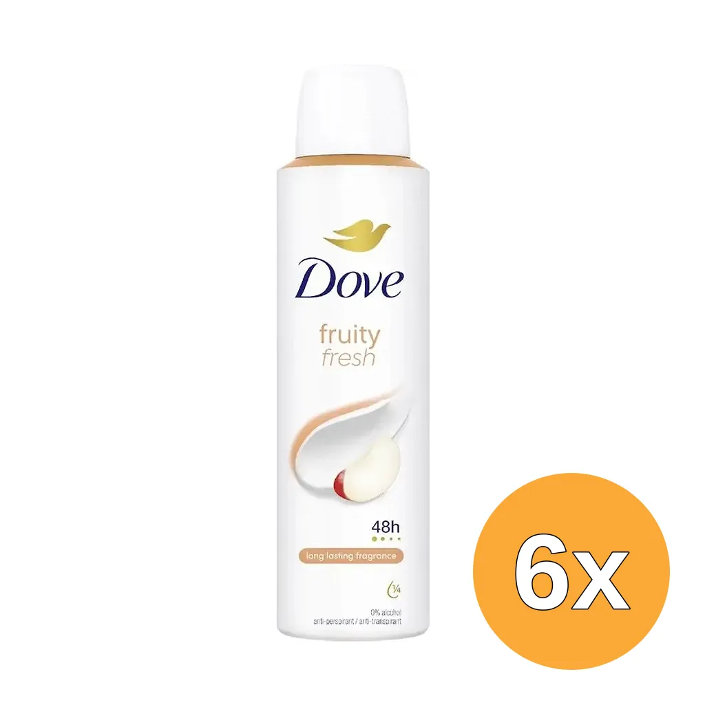 6x Dove Deospray - Fruity Fresh (150 ml)