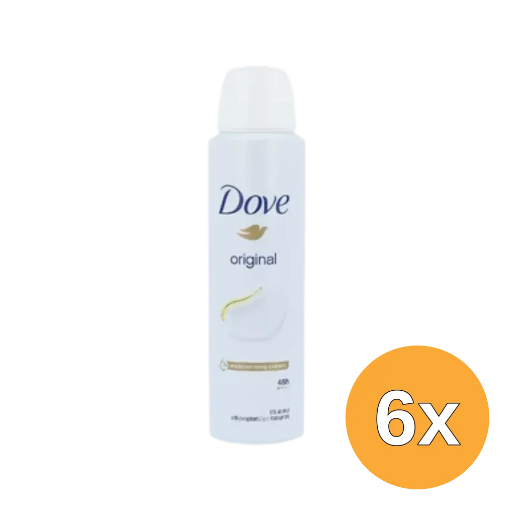 6x Dove Deodorant Spray Original (150 ml)