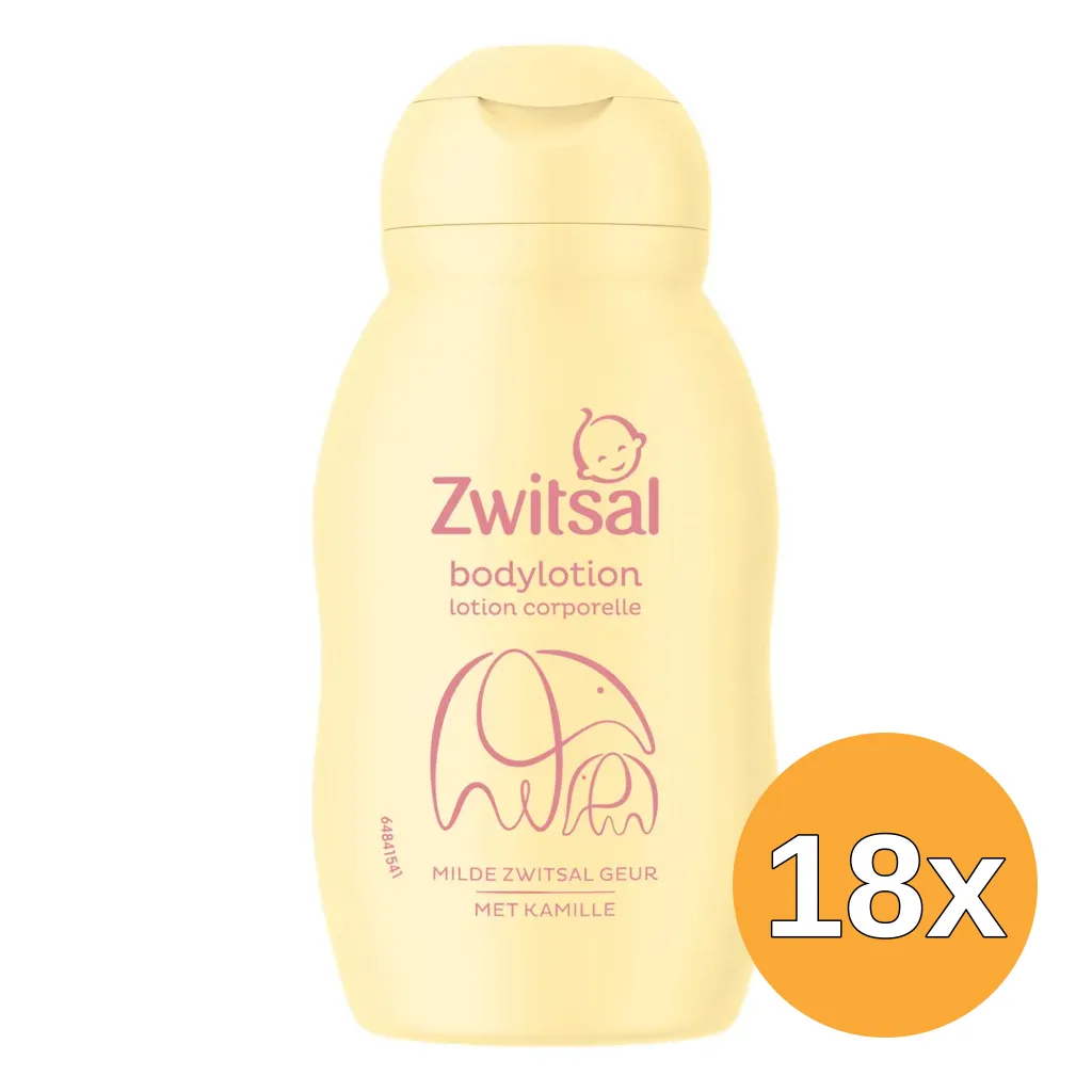 18x Mini Zwitsal Bodylotion (75 ml)