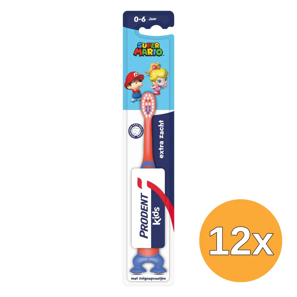 12x Prodent Tandenborstel Kids 0-6 Jaar (1 stuk)