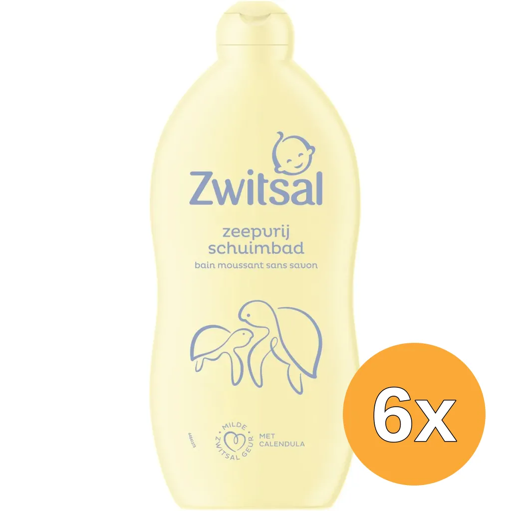6x Zwitsal Zeepvrije Schuimbad (700 ml)