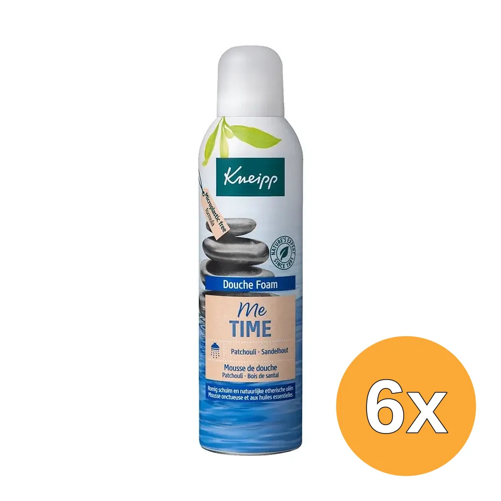6x Kneipp Douche Foam Me Time (200 ml)