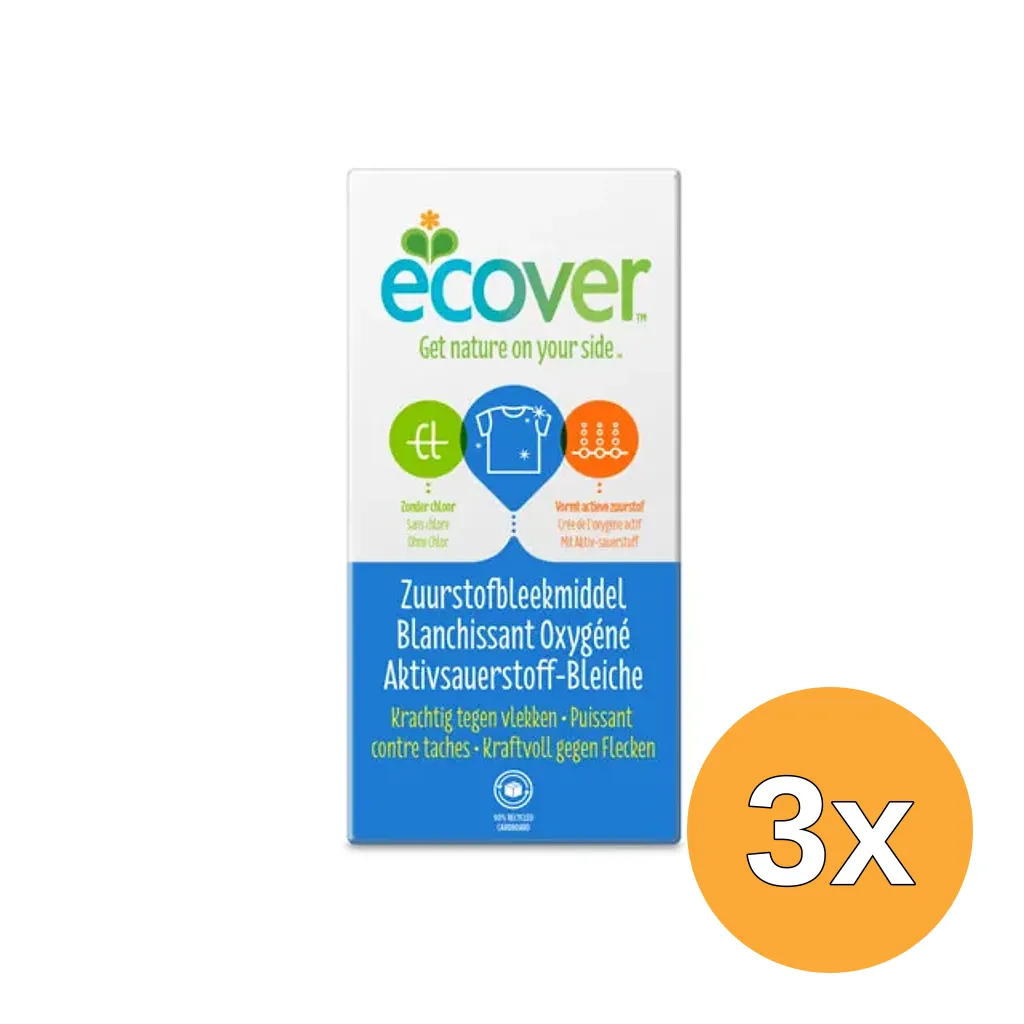 3x Ecover Zuurstofbleekmiddel (400 gr)
