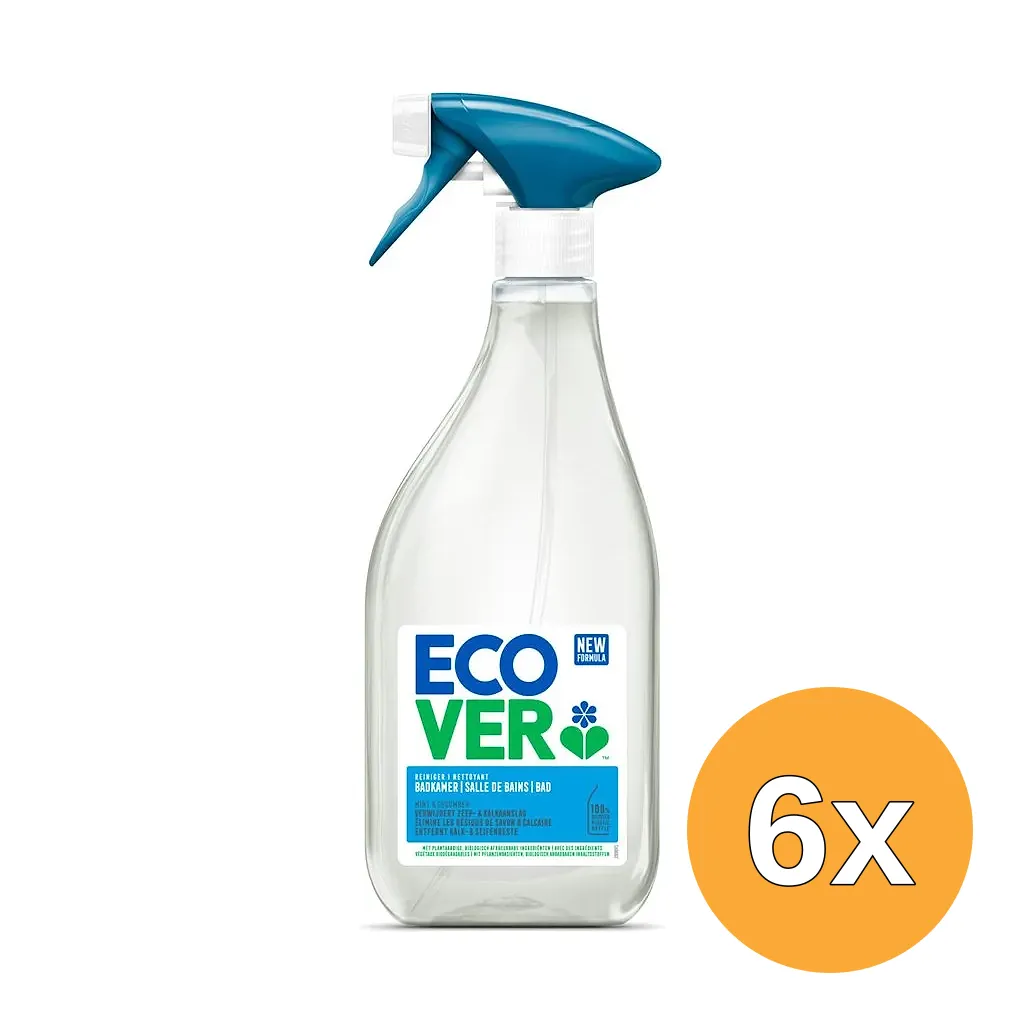 6x Ecover Badkamerreiniger Spray (500 ml)