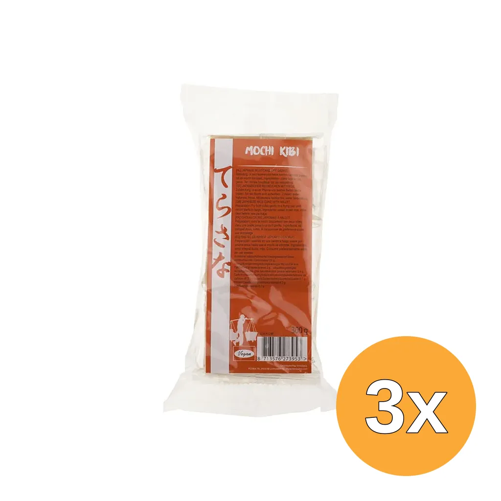 3x Terrasana Genmai Mochi Kibi (300 gr)