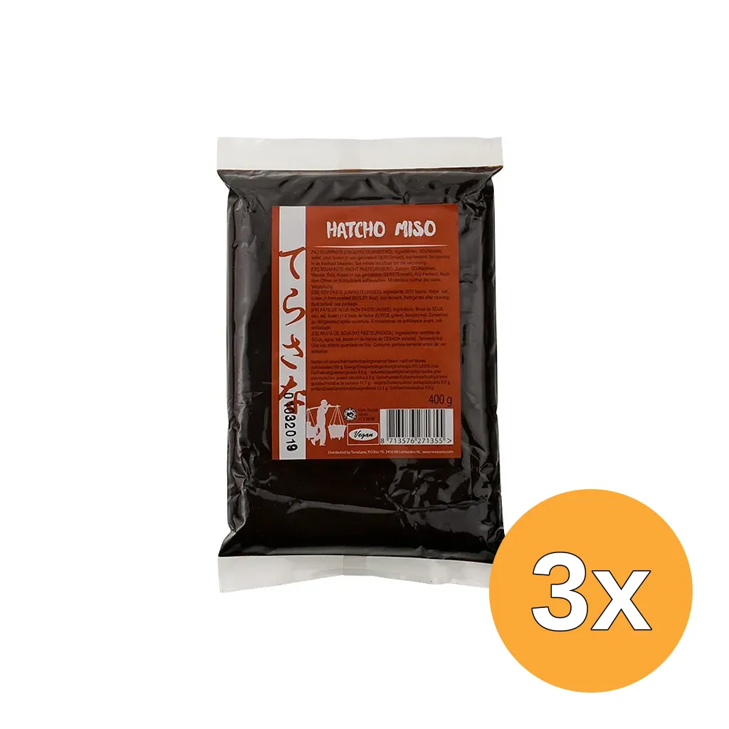 3x Terrasana Hatcho Miso (400 gr)