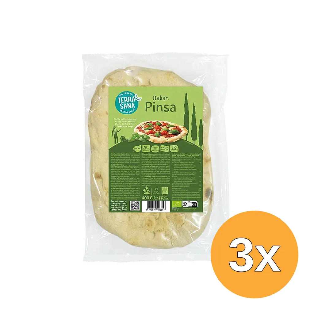 3x Terrasana Italien Pinsa (400 gr)