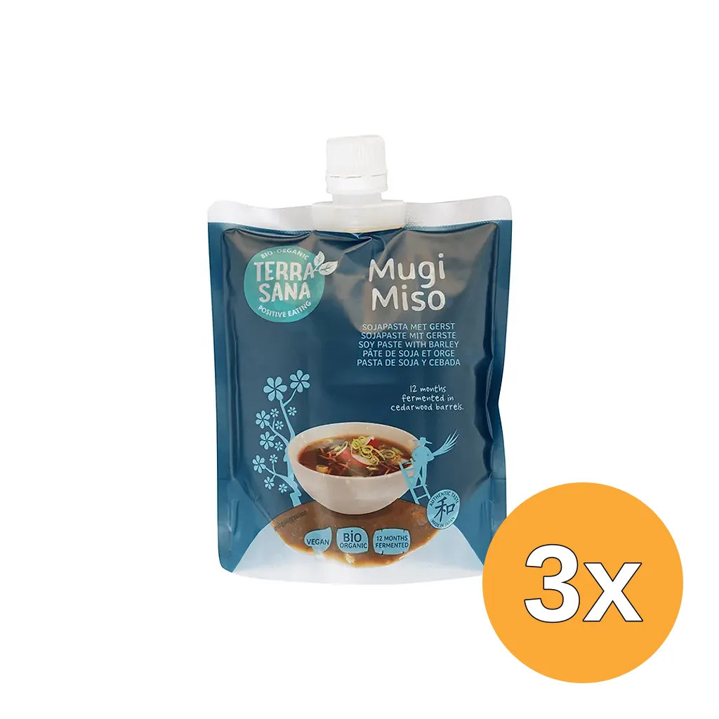 3x Terrasana Mugi Miso (345 gr)