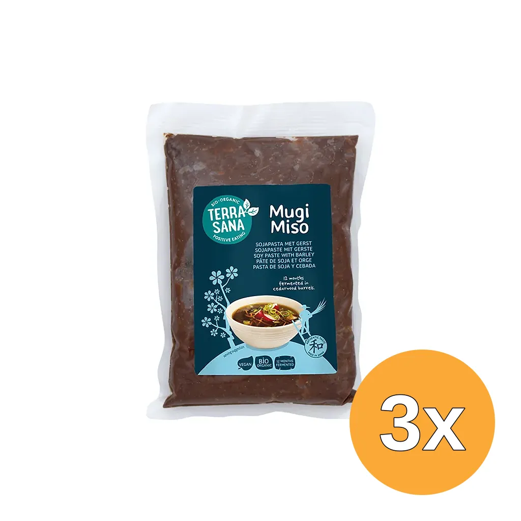 3x Terrasana Mugi Miso (400 gr)