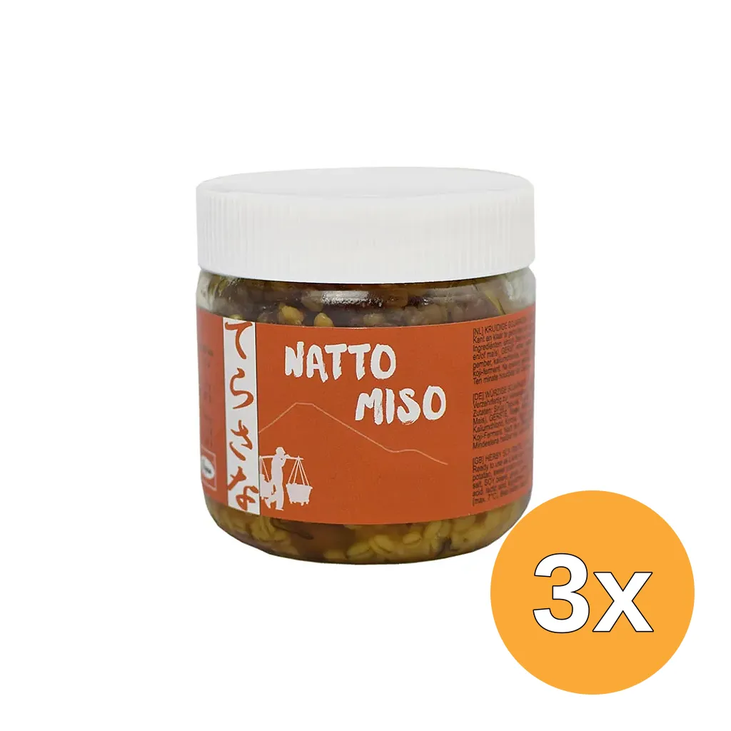 3x Terrasana Natto Miso Zoet (300 gr)