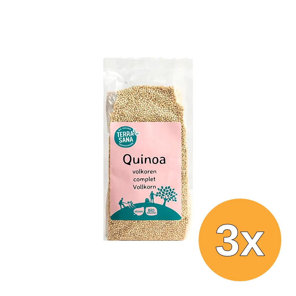 3x Terrasana Quinoa Volkoren Bio (400 gr)