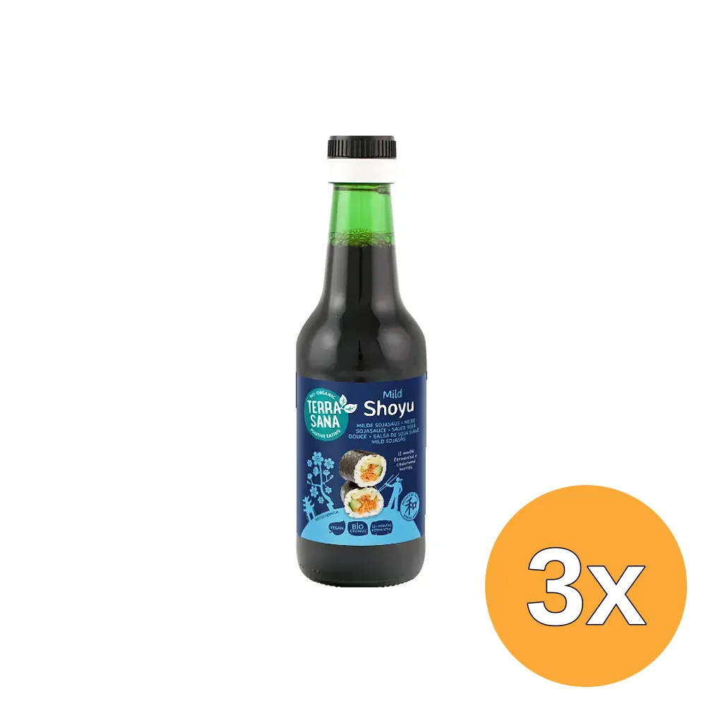 3x Terrasana Shoyu (250 ml)