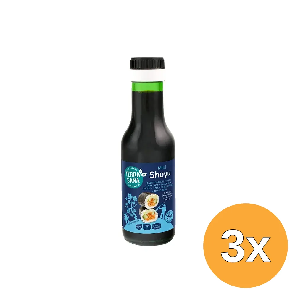 3x Terrasana Shoyu Bio (125 ml)