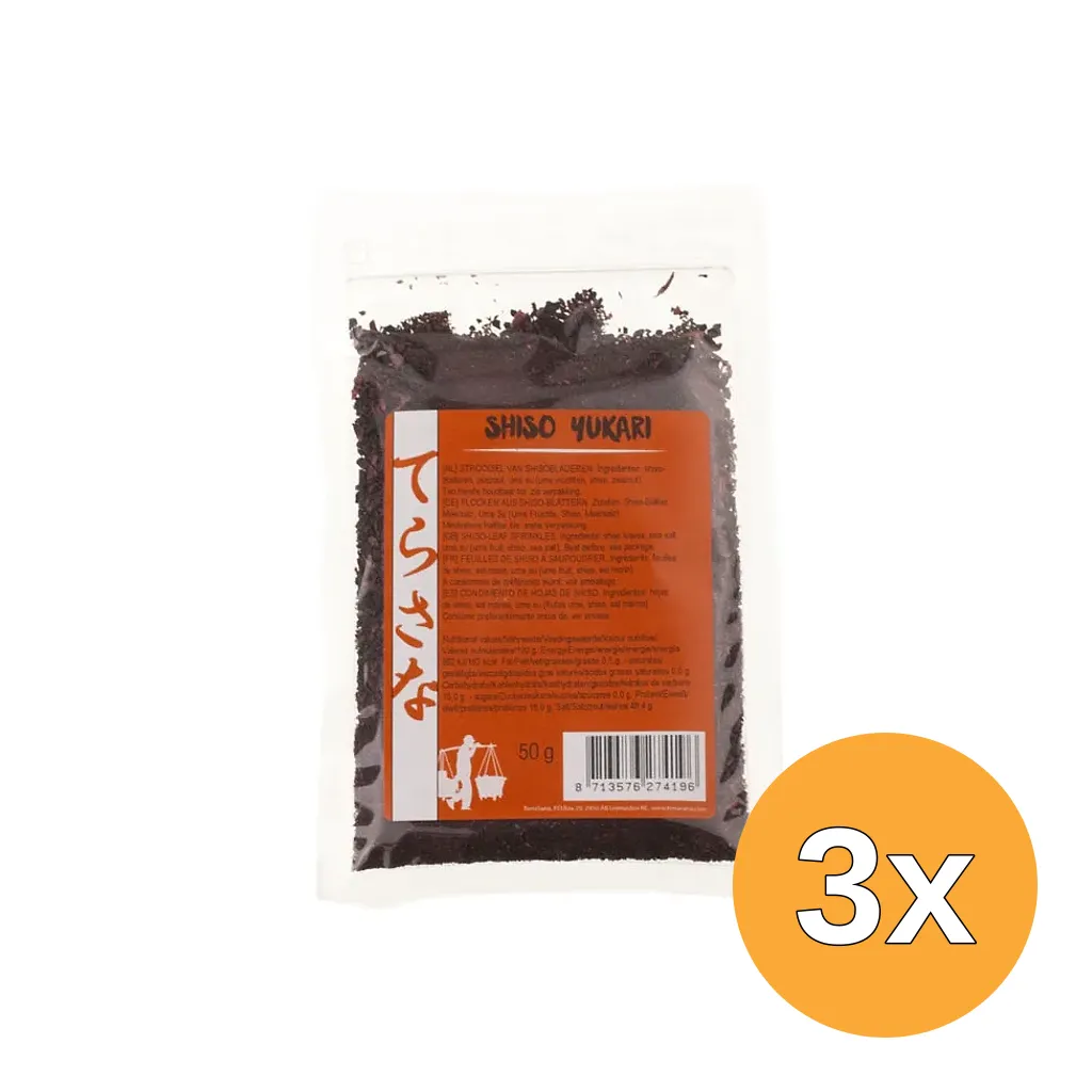 3x Terrasana Yukari Shiso Strooisel (50 gr)
