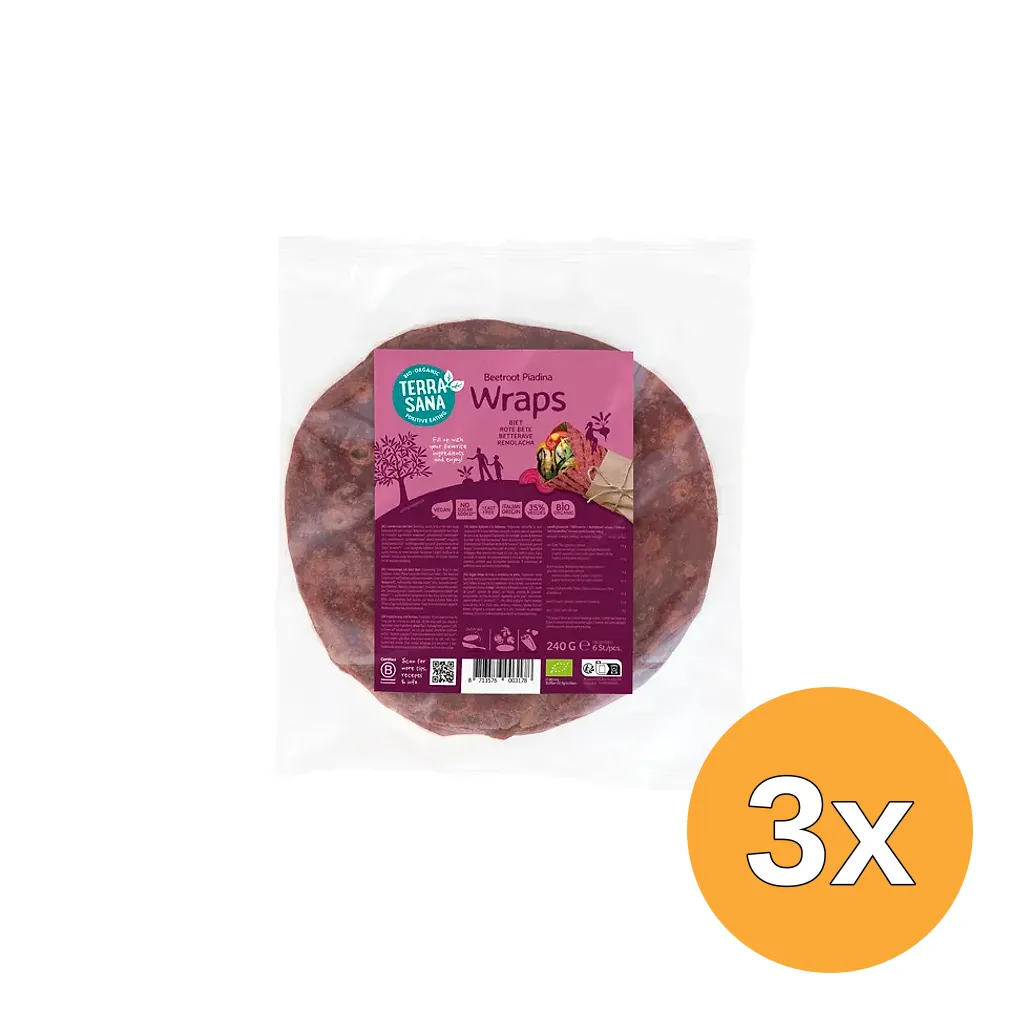3x Terrasanagroentewrap Biet (240 gr)