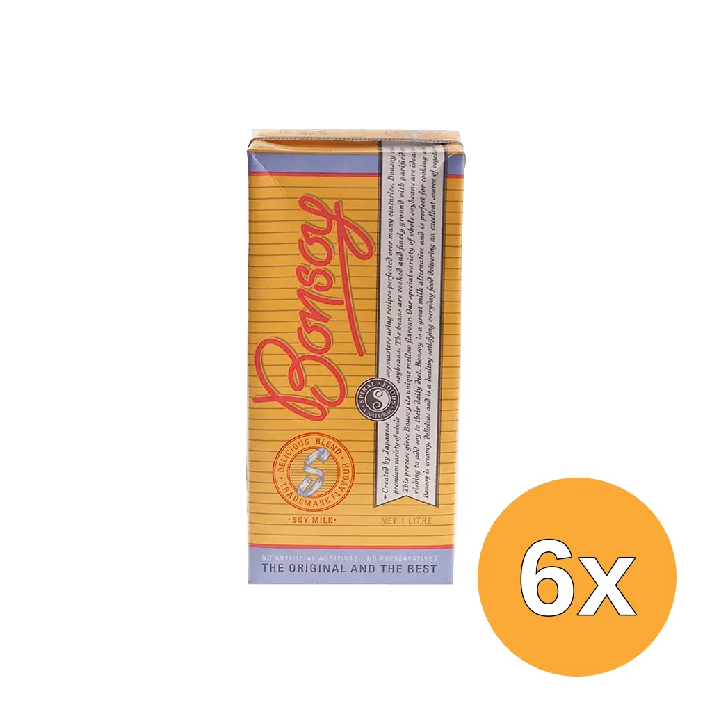 6x TerraSana Bonsoy sojadrink (1000 ml)