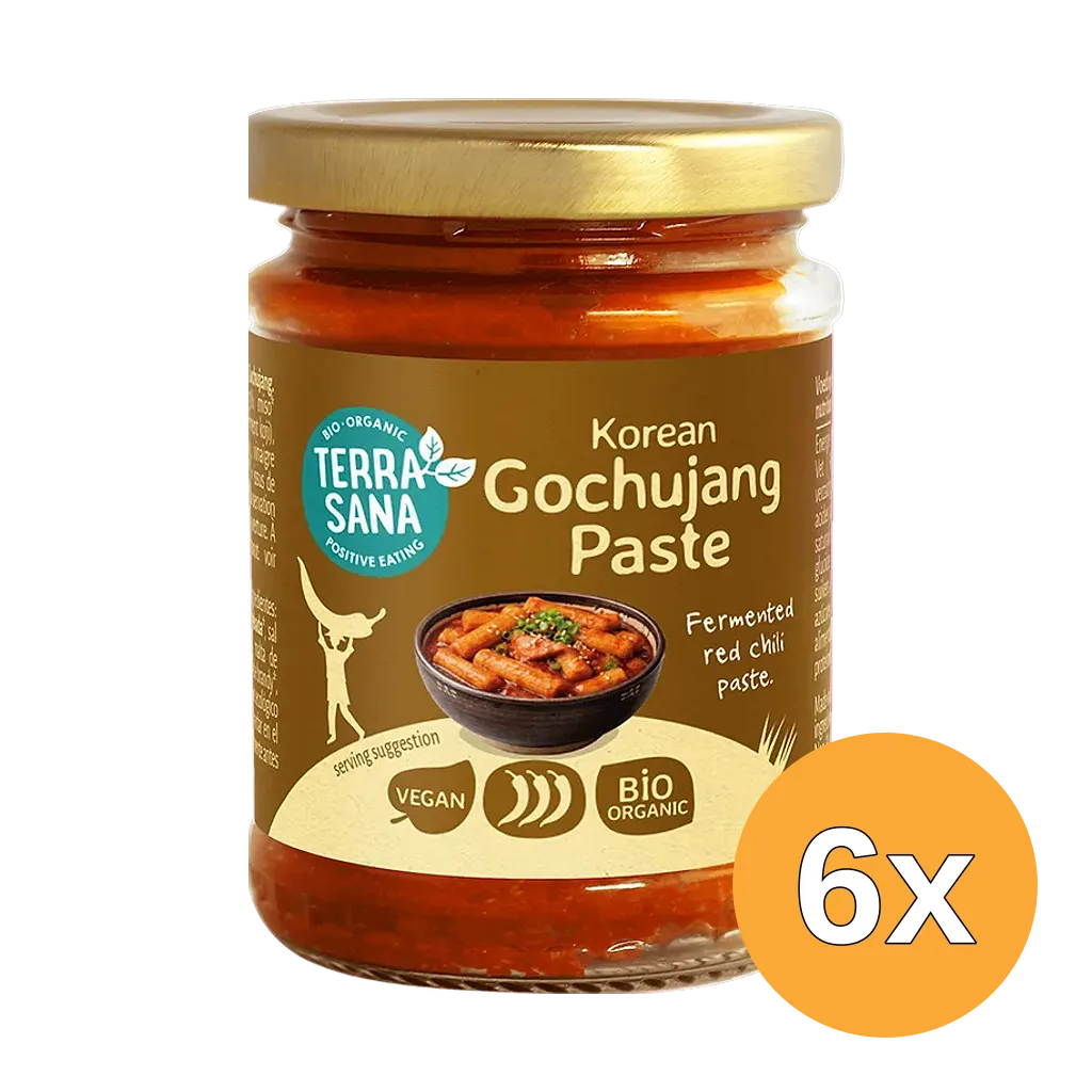 6x TerraSana Gochujang Pasta (125 gr)
