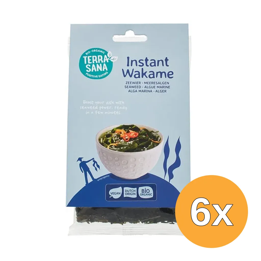 6x TerraSana Instant Wakame (50 gr)