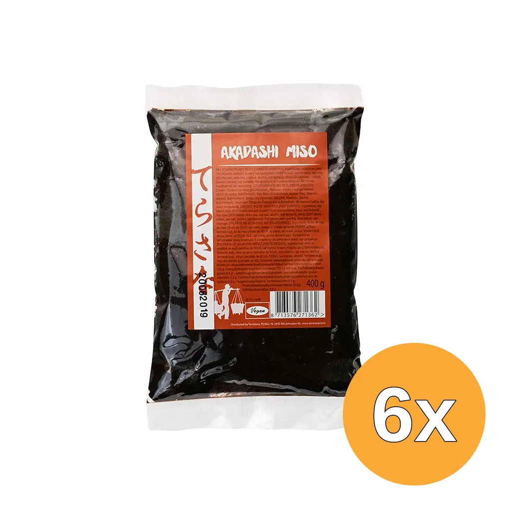 6x Terrasana Akadashi Miso (400 gr)