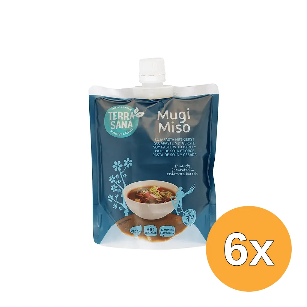 6x Terrasana Mugi Miso (345 gr)