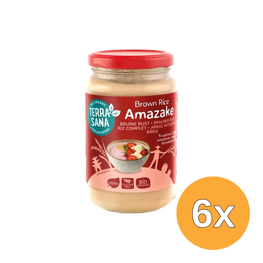 6x Terrasana Rijst Amazake Bio (380 gr)