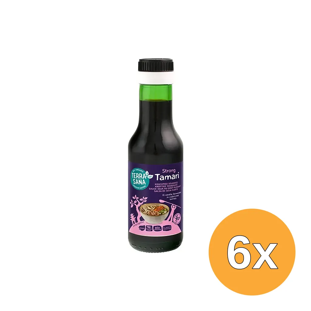 6x Terrasana Tamari Japans Bio (125 ml)