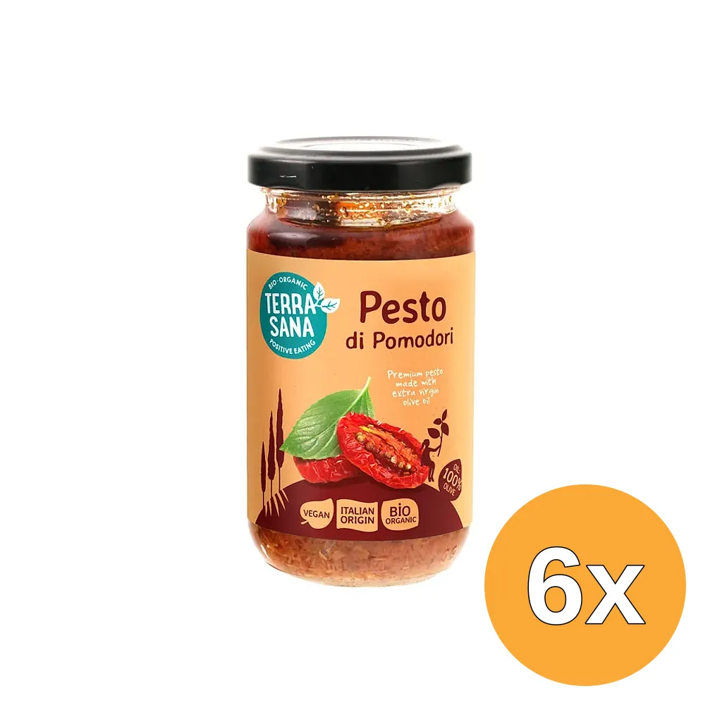 6x Terrasana Tomatenpesto Bio (180 gr)